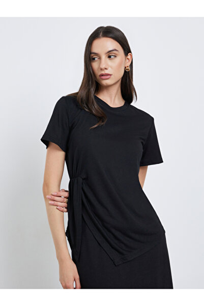 Take Two By Styli Women Asymmetric Hem T-Shirt and Skirt Co-Ords
