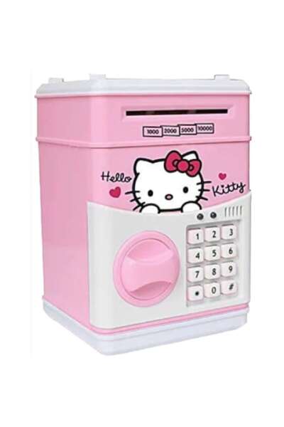 OEM Hello Kitty ATM piggy bank with PIN and safe + squishy toy