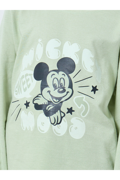 Styli Boys Mickey Mouse Print T-Shirt and Pyjama Set