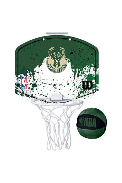 Wilson Mini Hoop NBA Team Milwaukee Bucks, Panouri de baschet unisex