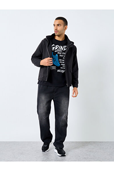 Styli Men Oversized Solid Utility Jackets