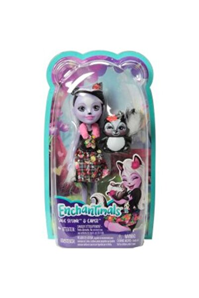 mattel Enchantimals Dolls with Sage Skunk and Caper
