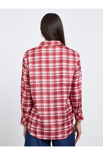 Styli Classic plaid street casual oversized shirt