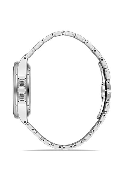 FERRO Silver Steel Cord Men's Wristwatch F11648Awt-A12 Functions Active 3 Atm Water Resistant