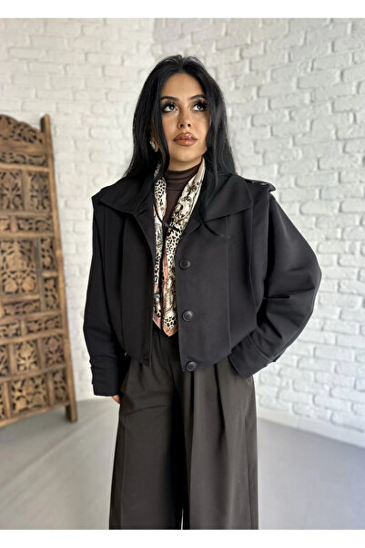 moneta boutique Жіночий короткий тренч з деталями