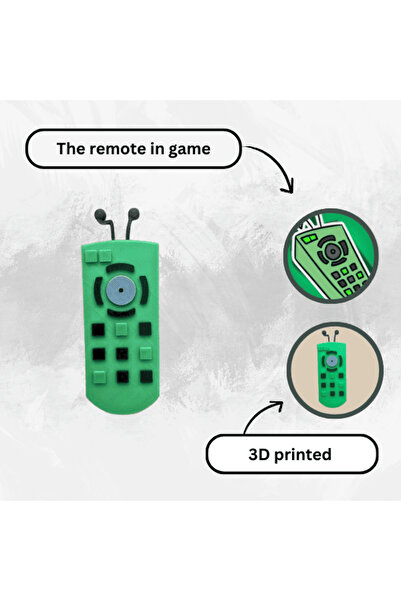 Lulu's Prints Vee Remote – Roblox Dandy's World figurine accessory – 3D printed replica