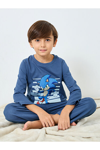 Styli طقم تي شيرت وبيجامة بطبعة سونيك للأولاد
