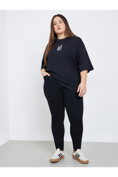 Styli Plus Size High Rise Skinny Jeans