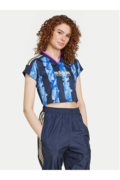 adidas Γυναικείο T-Shirt IX3728 Μπλε