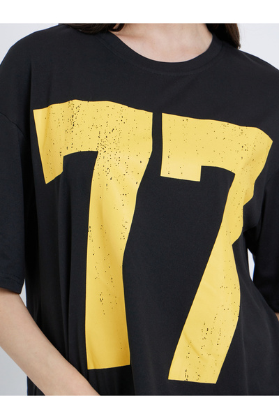 Take Two By Styli Graphic Print Oversized T-Shirt