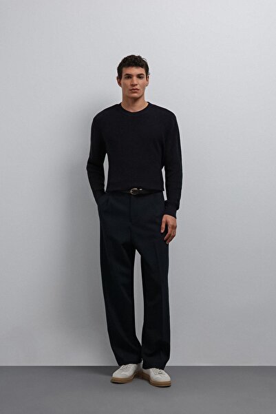 Antioch Navy Blue Textured Men's Sweater