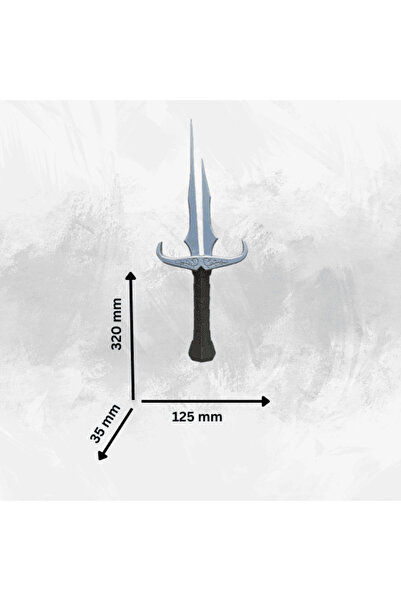 Lulu's Prints Two Time knife inspired by Forsaken Roblox,