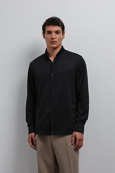 Antioch Black Relax Fit Men's Shirt