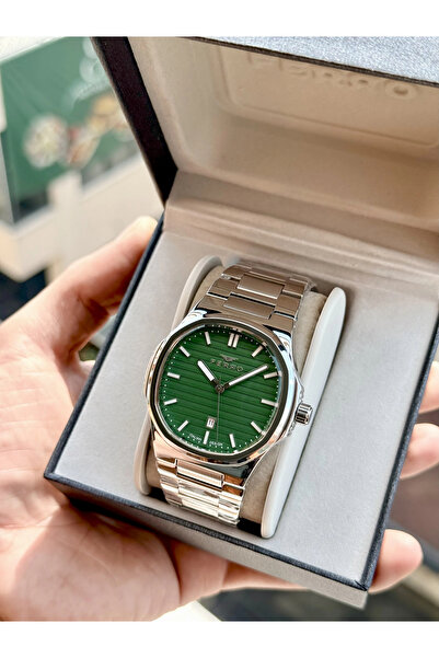 FERRO Silver Steel Cord Men's Wristwatch F11648Awt-A6 Functions Active 3 Atm ...