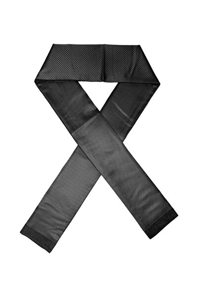 bie's Unisex Diamond Pattern Satin Woven Thin Cashmere Textured Warm Soft Winter Scarf