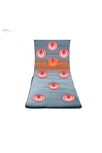 QUAL BRAND Saltea pentru Masaj Shiatsu QUAL BRAND®, 7 Motoare cu Vibratii