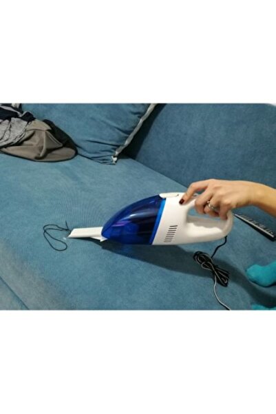 ASHOP Aspirator auto, aspirație reglabilă, 12V, alb/albastru