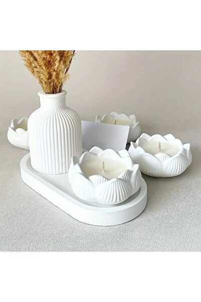 Dekorasi Dekoratif Vintage Vazo Set 3 Parça English Home Orta Sehpa Objeler E...