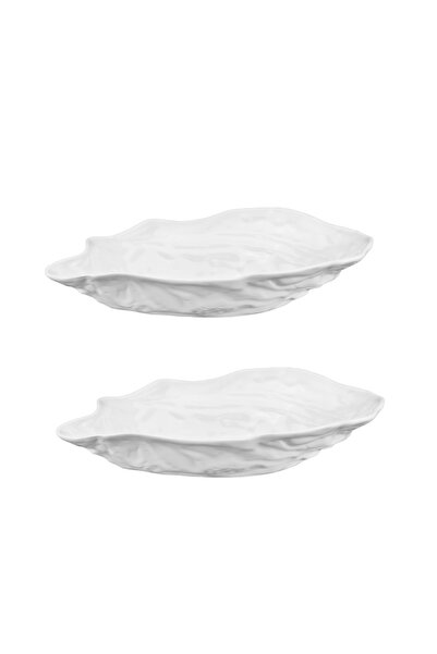 Culinaro Σετ 2 πορσελάνινων μπολ με θαλασσινά και στρείδια 34x20εκ.