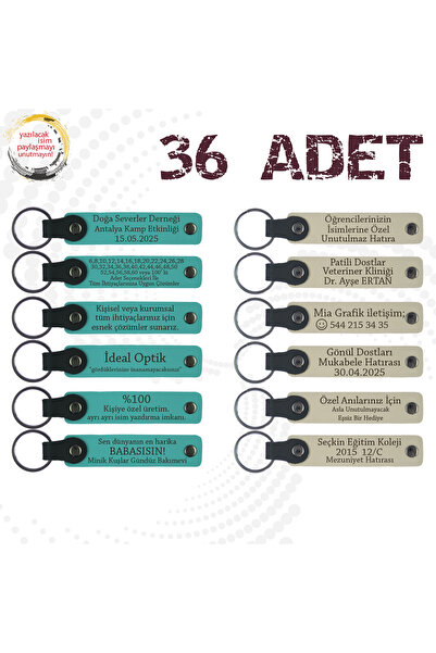 miawiki سلسلة مفاتيح مكتوب عليها اسم، بنفسجي وأزرق داكن، مجموعة من 36 هدية خا...