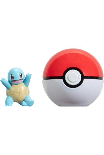 Jazwares Toys Pokemon Clip N Go Squirtle cu Poke Ball (PKW3636)
