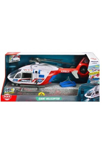 Dickie Toys Ελικόπτερο παιχνιδιού Airbus H145, 54cm, με φως και ήχο, πολύχρωμο
