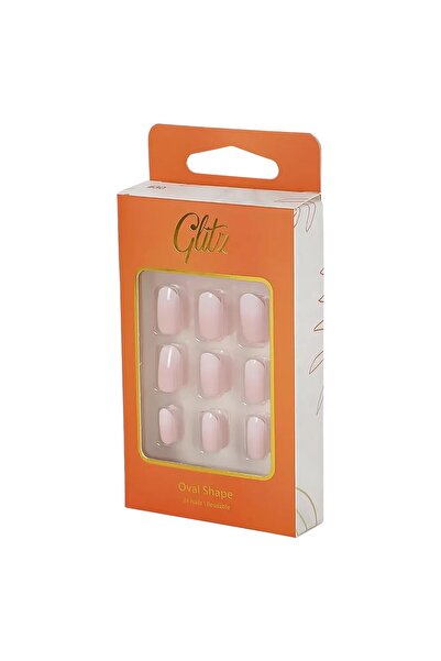 Glitz جليتز لصق ذاتي شكل اوفال اومبريه وردي #30