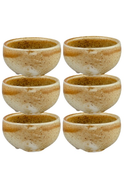 Culinaro Set 6 boluri ramekin portelan SAHARA 6xh4cm,70ml