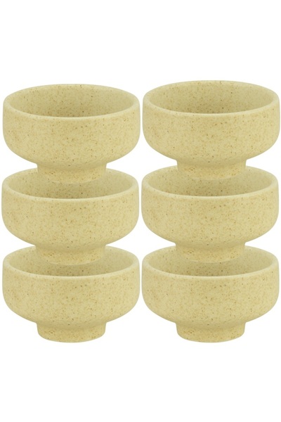 Culinaro Set 6 boluri ramekin din portelan Cove 7,5xh4cm