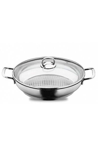 Hascevher Tigaie inox pentru omleta cu capac 28cm inductie