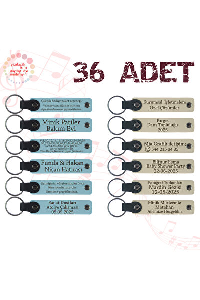 miawiki سلسلة مفاتيح مكتوب عليها اسم، بنفسجي وأزرق داكن، مجموعة من 36 هدية خا...