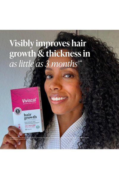 viviscal Hair Growth Supplements For Women For Thicker, Fuller Hair, Nourishes Thinning & Loss, With