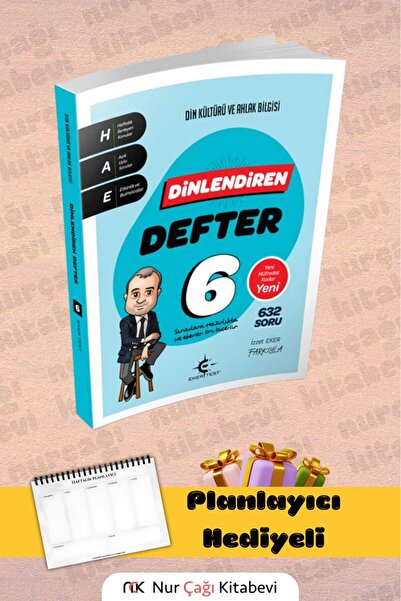 Eker Test Yayınları 6. Sınıf Dinlendiren Defter (Eker Test) (MAARİF MODELİ)