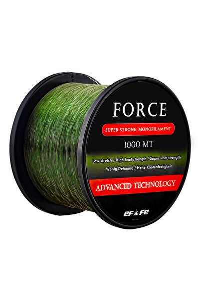 EFFE Force 1000m Yeşil Monofilament Olta Misinası 0.45mm - 28.42kg