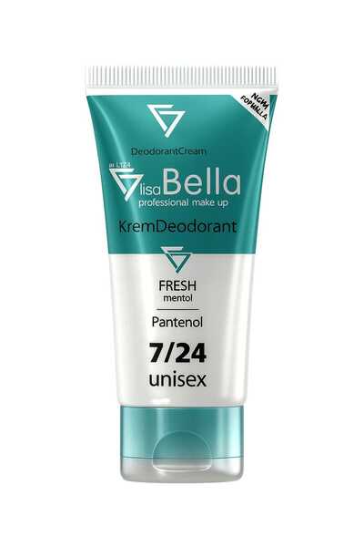 BY UTAH LİSA BELLA Fresh Mentol Ferahlığı 7 Gün Etkili Unisex Krem Deodorant ...