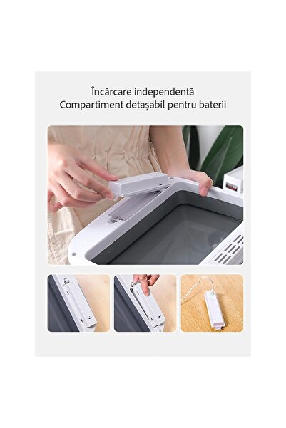 QUAL BRAND Smart Trash Can with Sensor, 16L Capacity, Silent Lid Opening/Closing
