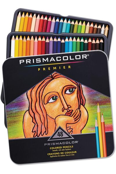 Prismacolor Premier Colored Woodcase Pencils, 48 Assorted Colors/Set