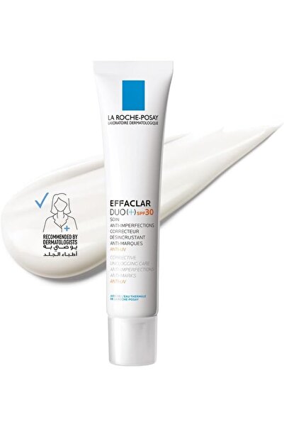 LAROCHEPOSA Effaclar Duo+ SPF 30 Acne Treatment Cream for Oily and Acne Prone Skin 40 ml