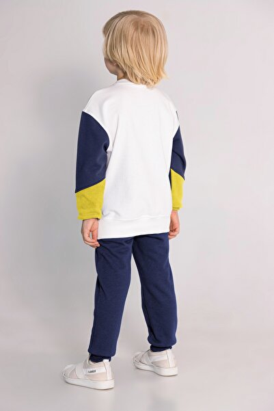 DMB BOYS & GIRLS Boy's Slogan Printed Cotton Suit