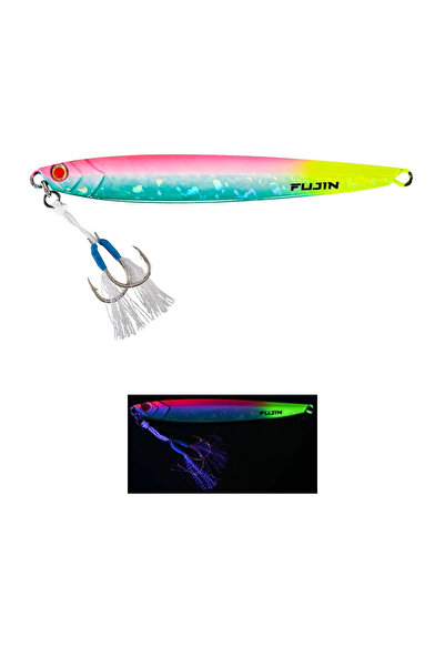 Fujin Valhalla Darksea 120gr Metal Jig Yem Green Pink Chart Tail