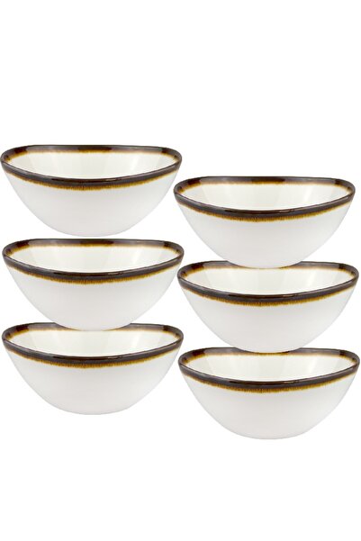 Culinaro Σετ 6 πορσελάνινων μπολ BAILEY 17cm 800ml