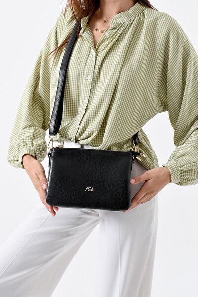 Çanta Trend Τσάντα χιαστί και ώμου με πολλά διαμερίσματα, μακρύ λουράκι, μαλα...