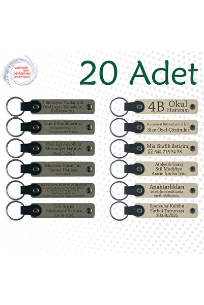 miawiki سلسلة مفاتيح قابلة للكتابة بالاسم، أرجواني وأزرق داكن، مجموعة من 20 ه...