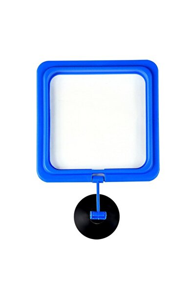 Choice Square-Blue Prevent Feed Floating Everywhere Aquarium Square Circle Feeding Ring Fish Tank Station F
