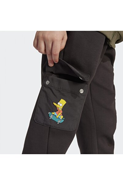 adidas The Simpsons Unisex Çocuk Kahverengi Eşofman Altı - JL9199