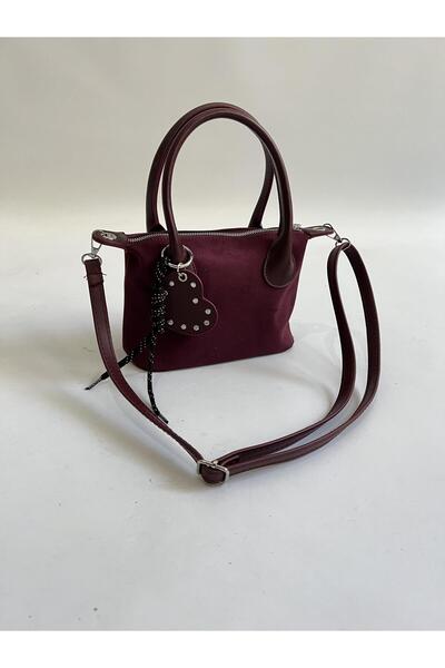 Mia Collection Geantă de mână și de umăr pentru femei Bella din piele intoars...