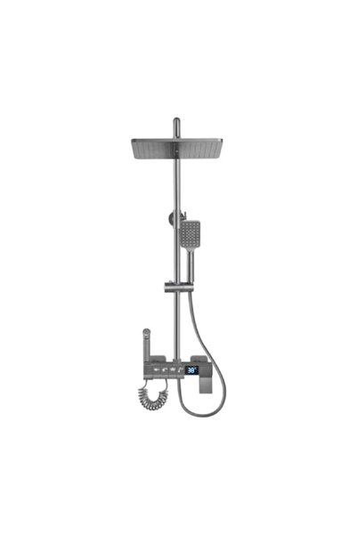 QUAL BRAND Shower Set with Digital Temperature Display, Constant Temperature Mode, Various Spray Modes, 0.5mm N