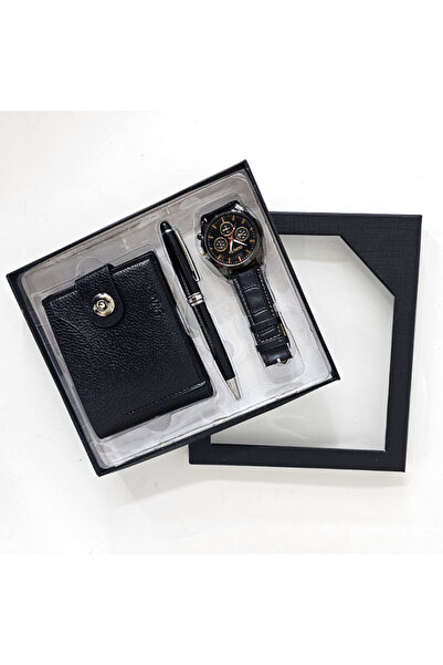 velve Set cadou cu trei accesorii Dinasty, caseta cu portofel, pix asortat si...