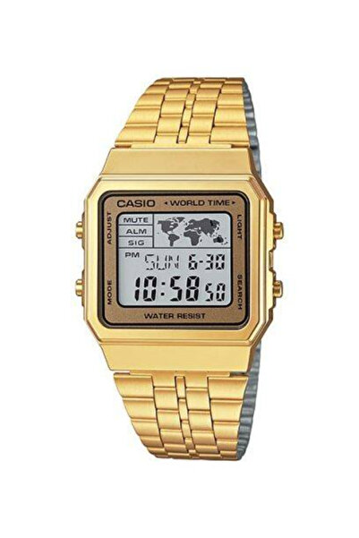 Casio Men's Digital Grey Dial Watch - A-500WGA-9D
