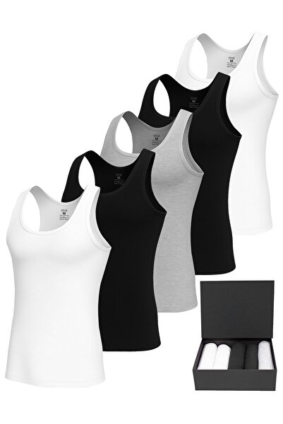 Öts Ανδρικό εσώρουχο 100% βαμβακερό Σετ 5, Άνετο, σε Μαύρο Premium Special Box